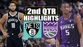 Brooklyn Nets vs Sacramento Kings 2nd QTR GAME HIGHLIGHTS | April 7 | 2024 NBA Season