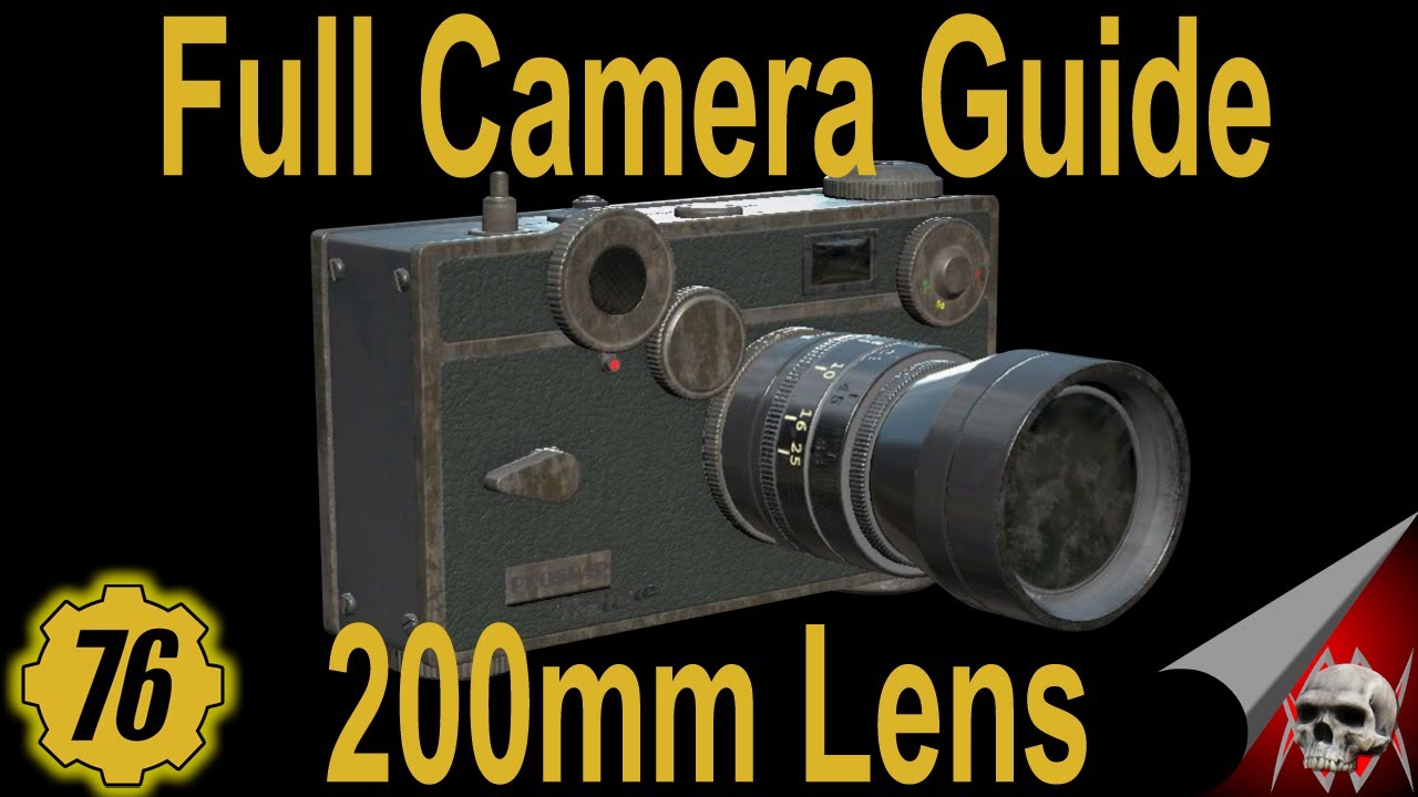 Fallout 76 Camera 200mm Lens PLUS Camera Full Guide - YouTube