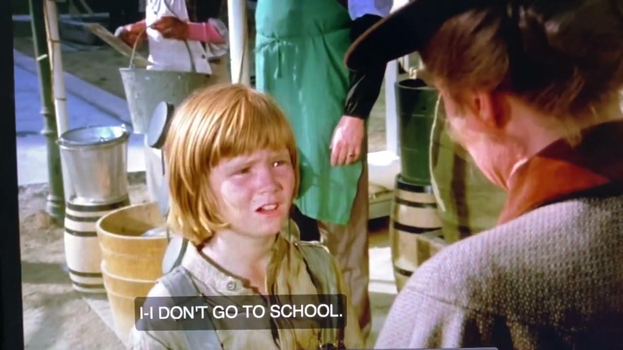 Pete's Dragon 1977 Ms  Taylor's Skirt Gets Caught On The Nail