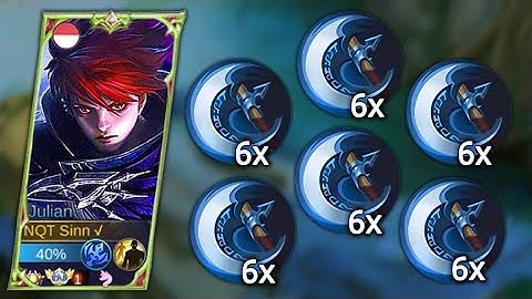 WTF DAMAGE!!! JULIAN BERSEKERS BUILD | BEST BUILD JULIAN | MLBB