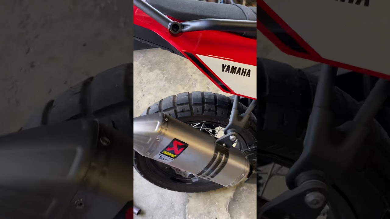 Yamaha 700 tenere akrapovic no db killer
