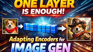 One Layer Is Enough: Adapting Encoders for Image Gen