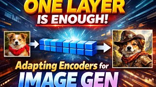 One Layer Is Enough: Adapting Encoders for Image Gen