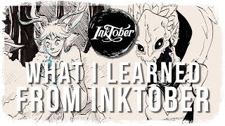 What I Learned from Inktober | Inktober 2017 Day 30-31 | Found and Mask