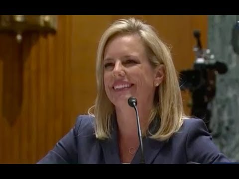 Homeland Security Secretary Kirstjen Nielsen Testifies At Senate Oversight Hearing 5/8/18
