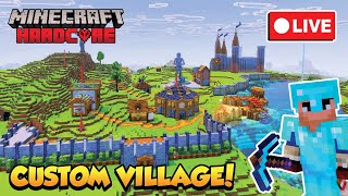 Continuing Construction On My Mega Base | Minecraft Hardcore Episode 62