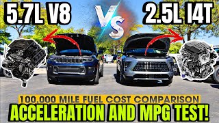 Athlete Statistics 2025 Buick Enclave I4 Turbo VS Jeep Grand Cherokee V8: Is The 4 Turbo Faster And Better On Fuel???