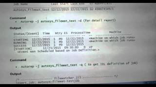 Details Unix Autosys Job Autorep Commands Update