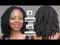 TRIMMING LOCS &amp; BEING CONFIDENT ON YOUR LOC JOURNEY~ 21 MONTH LOC UPDATE