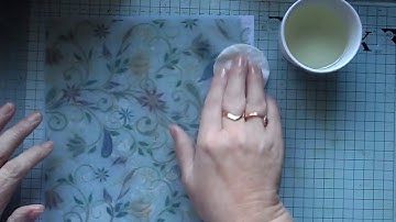 Making my Vellum Type Paper for Junk Journals