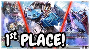 🔥 Federation Tempo Takes 1st Place! | Gundam Card Game Gameplay 🥇