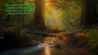 Autumn's Magical Moment: Peaceful Water, Joyous Music & Chirping Birds for Deep Calm & Baby Sleep