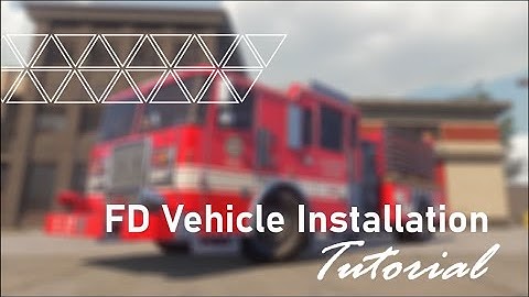 Fire Department Mod Installation Tutorial | Flashing Lights Tutorial English