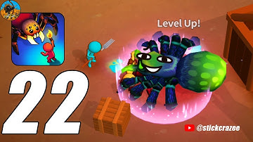 The Spider Nest: Eat the World - Gameplay Walkthrough Part 22 (IOS,Android) | Stick Crazee