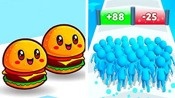 Food Run Vs Count Masters 🫠🤌🏻💗 - Satisfying ASMR Funny Videos All Hard Levels — 2025