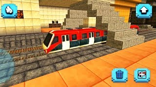 Subway Craft 3D Block Train In A Big City - Gameplay iOS Android screenshot 3