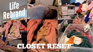 Starting My Entire WARDROBE Over ! Closet Clean Out