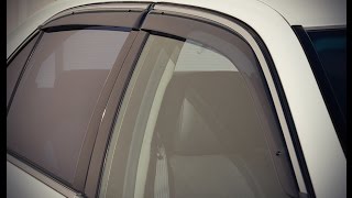 WELLvisors side window deflector vent visor Installation Video LEXUS LS430 01-06