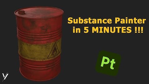 How to texture a barrel in 5 minutes using SUBSTANCE PAINTER