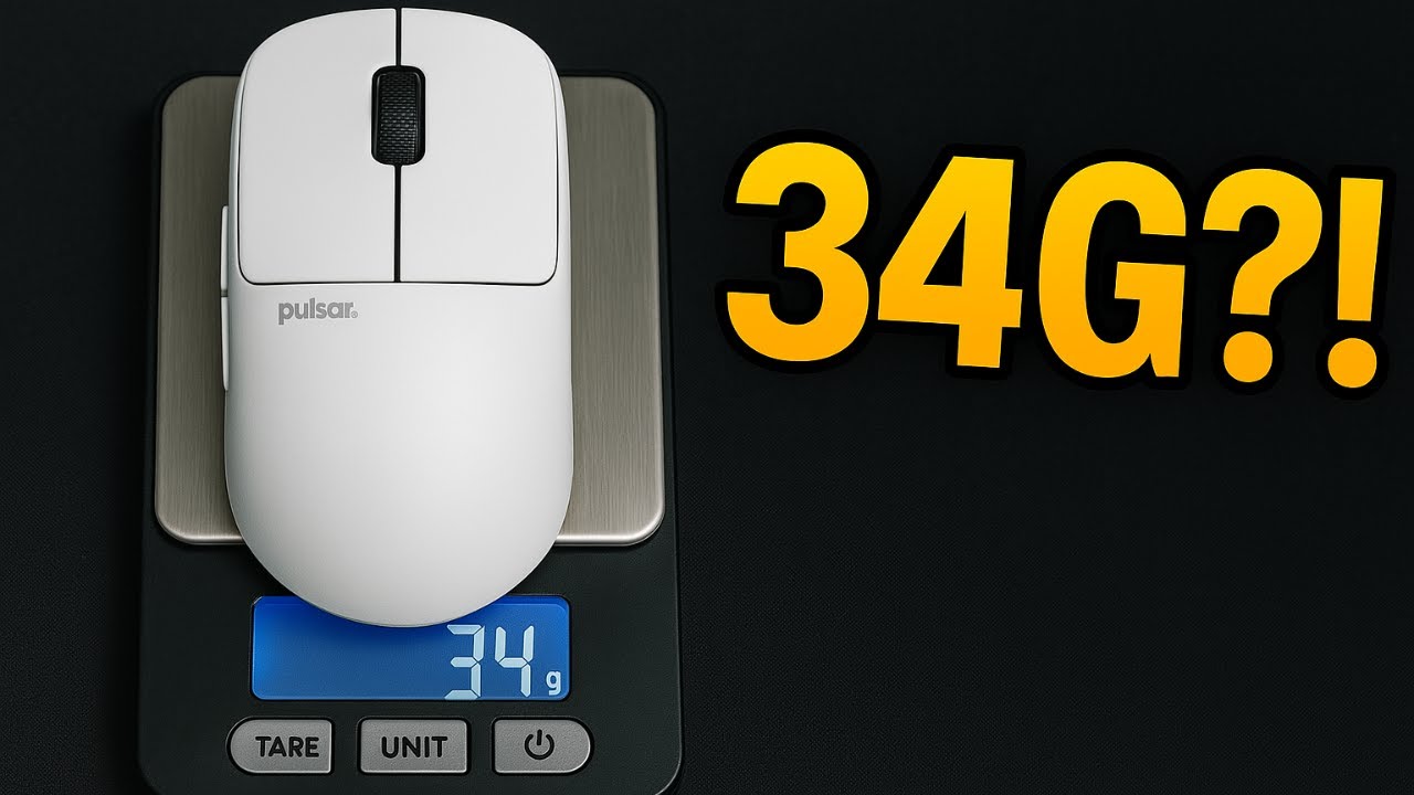 Testei o Mouse Mais Leve do Mundo! Pulsar X2 Mini Crazy Light - YouTube