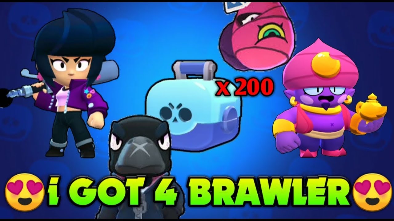 I GOT 4 BRAWLER IN ONE TIME 😱|| UNBOXING 200 BRAWLBOX IN BRAWLSTARS ...