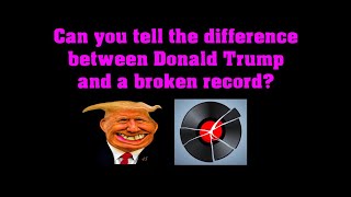 Can You Tell the Difference Between Donald J. Trump and a Broken Record? - #shorts