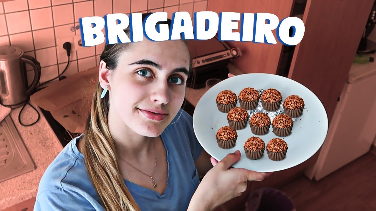 Portuga prova BRIGADEIRO sem leite condensado e em alumínio ???? (Sou doida mesmo)