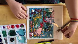 Exploring Abstract, Trying, Failing, Dealing with Frustration, Learning with Artist Shannon Sorensen