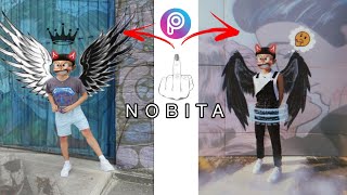 PicsArt 😍 || nobita photo editing tips // super Editing 👀 ll PicsArt editing tutorial 😁