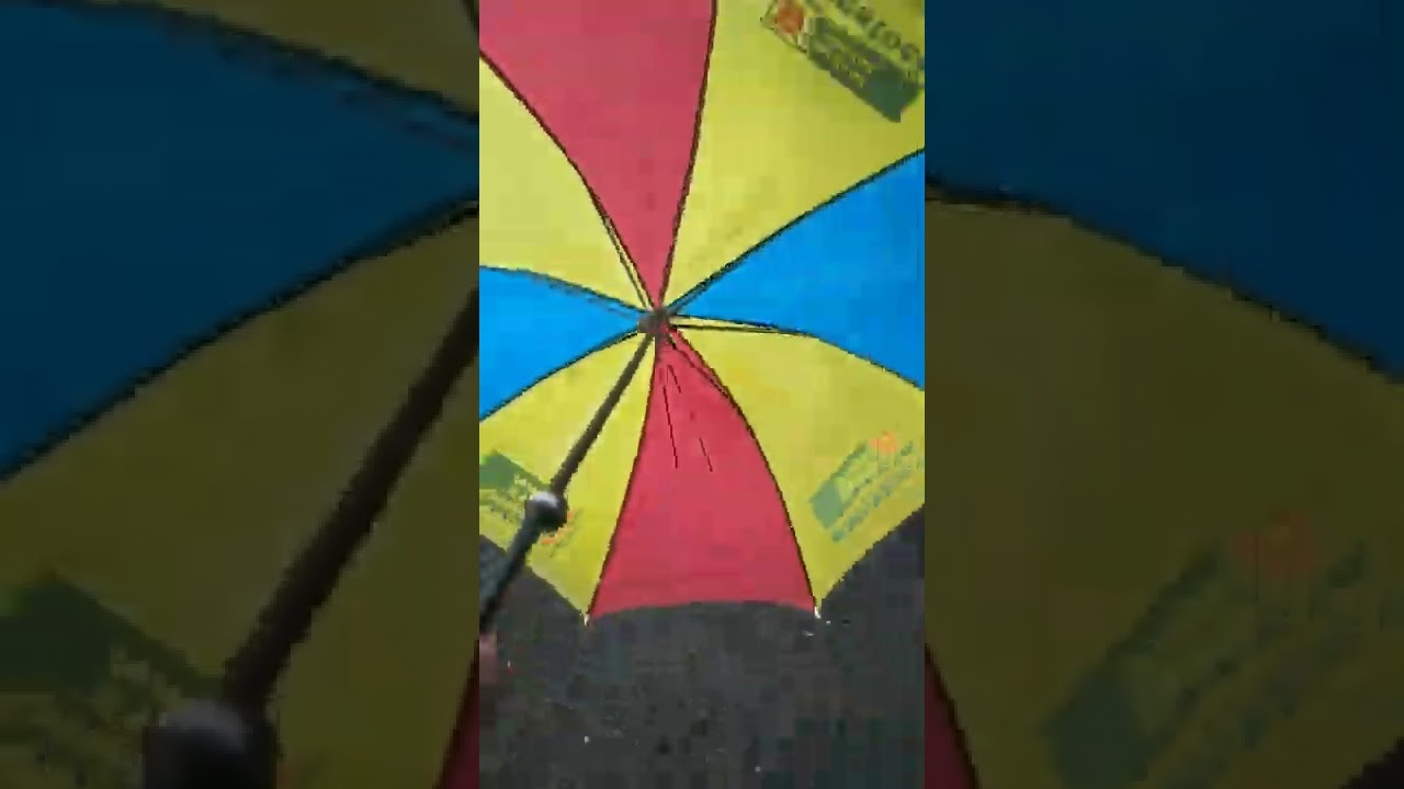 went out side and the wind folded my umbrella  inside out .🤣