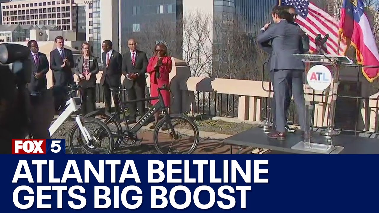 City leaders announce $30M investment to improve Atlanta BeltLine - YouTube