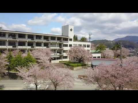 山形県立荒砥高等学校校歌（校舎ドローン映像）