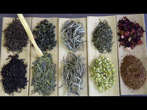 Video: Tipos y variedades de té