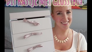 Traditioneel driehoek klif DIY kastje voor sieraden of make-up met Glossybox of Prettybox - YouTube