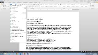 Word 2013 Unit C Video 1 - Formatting with Fonts