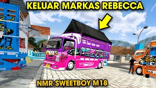Akhirnya Keluar Markas Rebecca !!  Mod Truck NMR SWEETBOY M18 Full Fitur BUSSID screenshot 5