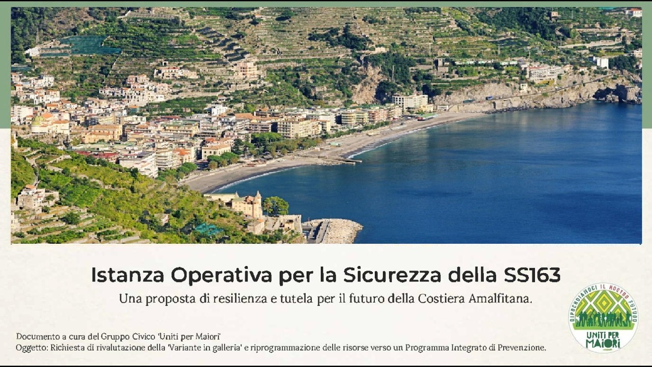 Sicurezza stradale per la SS163 Amalfitana