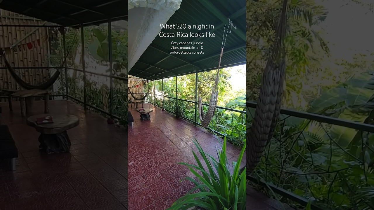 What $20/night in Costa Rica looks like✨ 