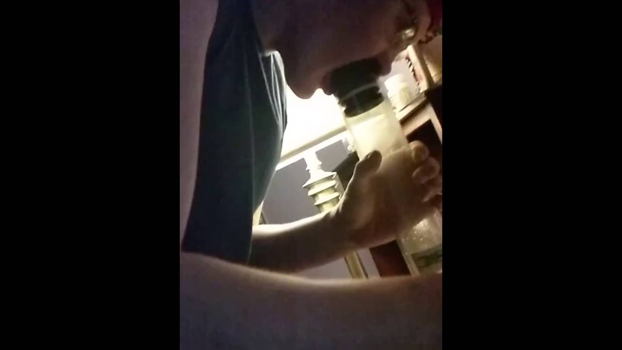 Slow Motion Jet Water Pipe Milky Rip