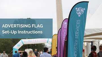 Custom Advertising Flag Set-Up | MVP Visuals