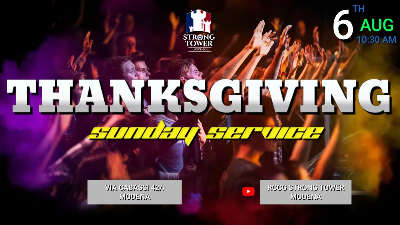 RCCG Thanksgiving Sunday Service 6/08/2023 YouTube