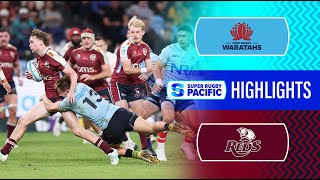 HIGHLIGHTS | WARATAHS v REDS | Super Rugby Pacific 2024 | Round 15