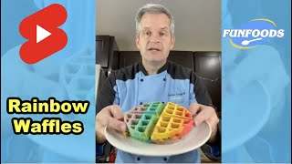 Rainbow Waffles