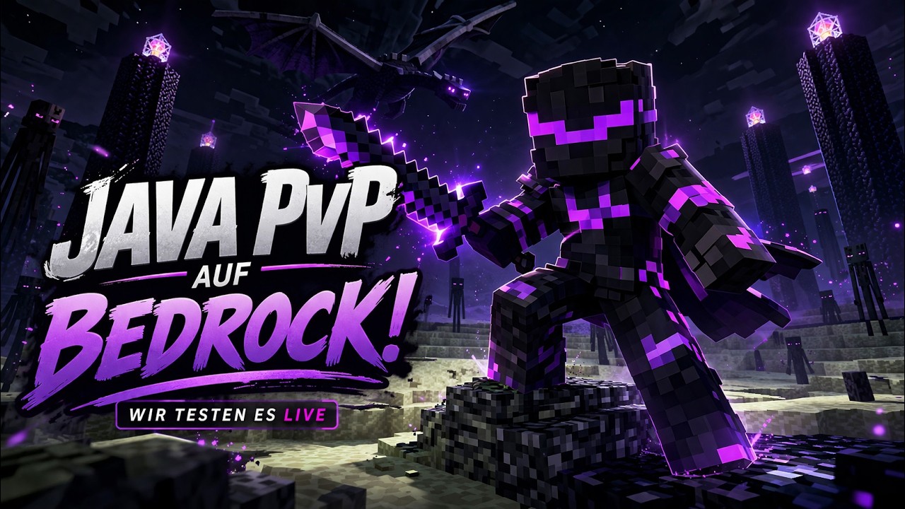Minecraft Java PvP auf der Bedrock Komm und mach mit - YouTube