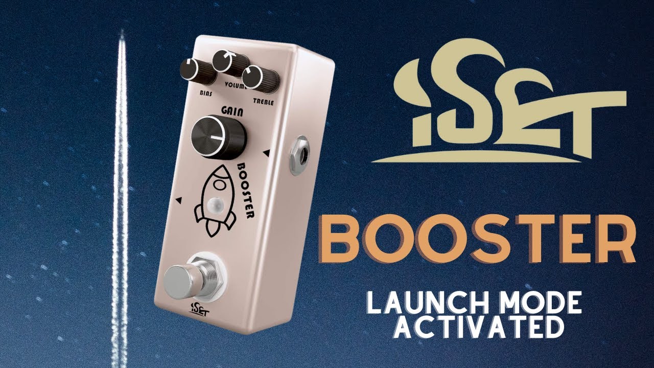 Iset Booster pedal demo and testing | A great, inexpensive way to