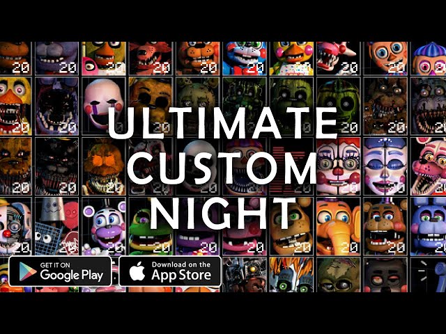 FNaF Ultimate Custom Night - 50/20 COMPLETE!!! (Game Complete, 10600,  UNBEATABLE Rank) 