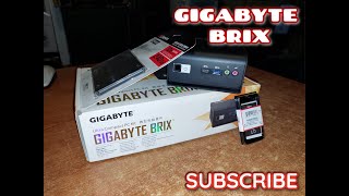 Assembling Gigabyte BRIX 5105