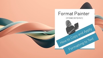 Learn Microsoft PowerPoint - Format Painter(Copy and Apply Formatting to Text)