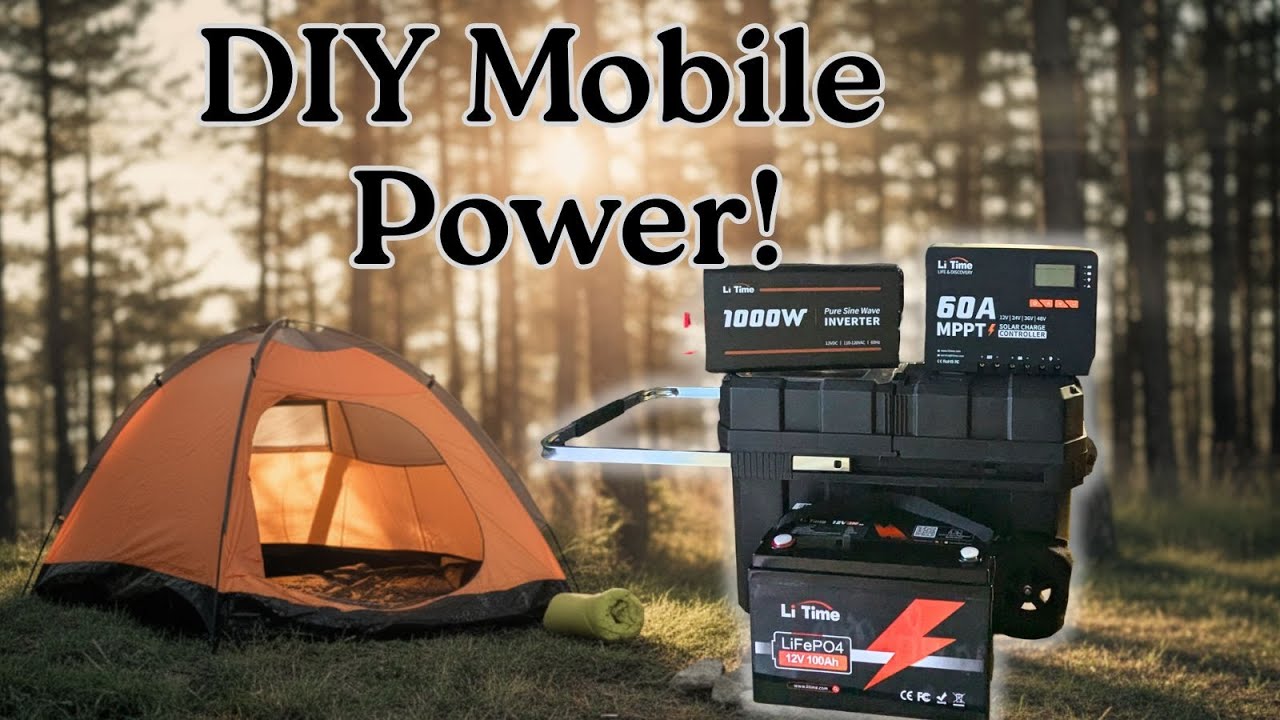 Мобильная солнечная электростанция своими руками