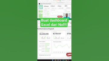 Buat dashboard Excel dari Nol!!! Klik Video dibawah ini #excel #dashboard